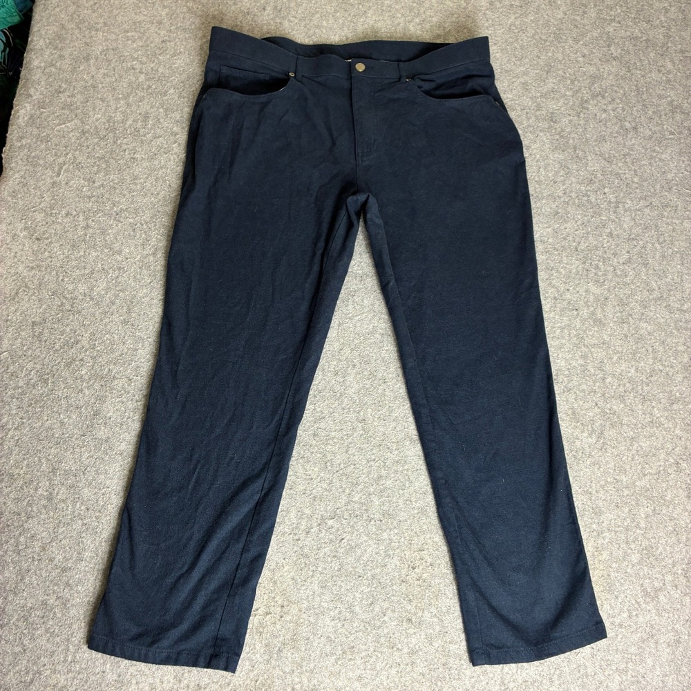 Kirkland Signature Men's 39x28 Cotton Brushed Twill Dark Grey
